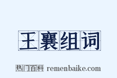 王襄组词是什么意思的图片